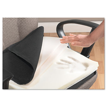 Master Caster® The Comfortmakers Deluxe Seat-back Cushion, Memory Foam, 17 X 2.75 X 17.5, Black freeshipping - TVN Wholesale